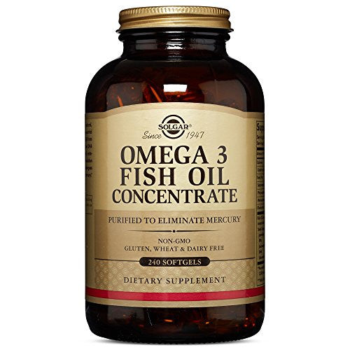Solgar Omega-3 Fish Oil Concentrate Softgels 240 S Gels